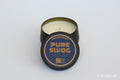 Moodcraft candle with 'Pure Swag' label on a white background